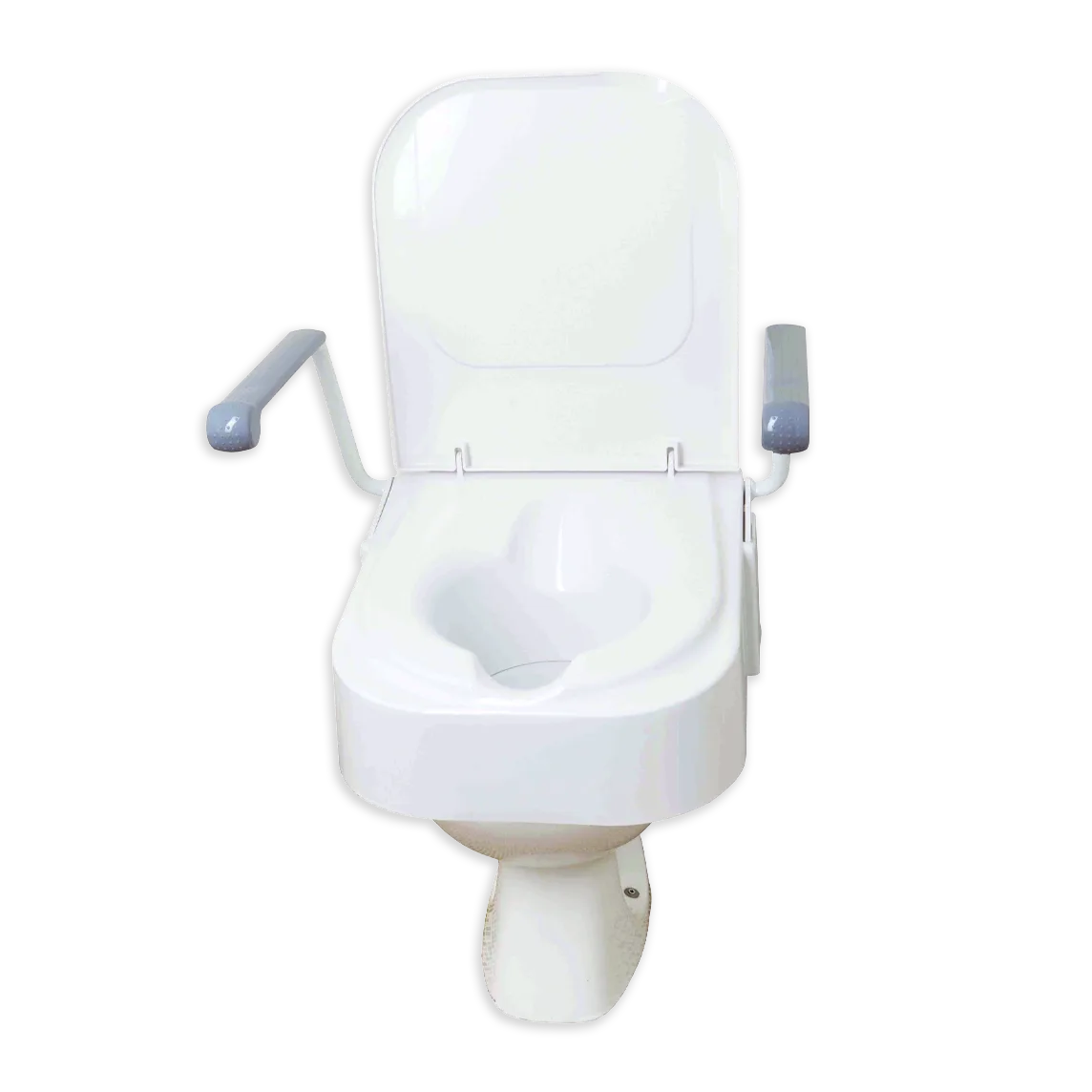 Drive Raised Toilet Seat with Arms and Lid (image 2)