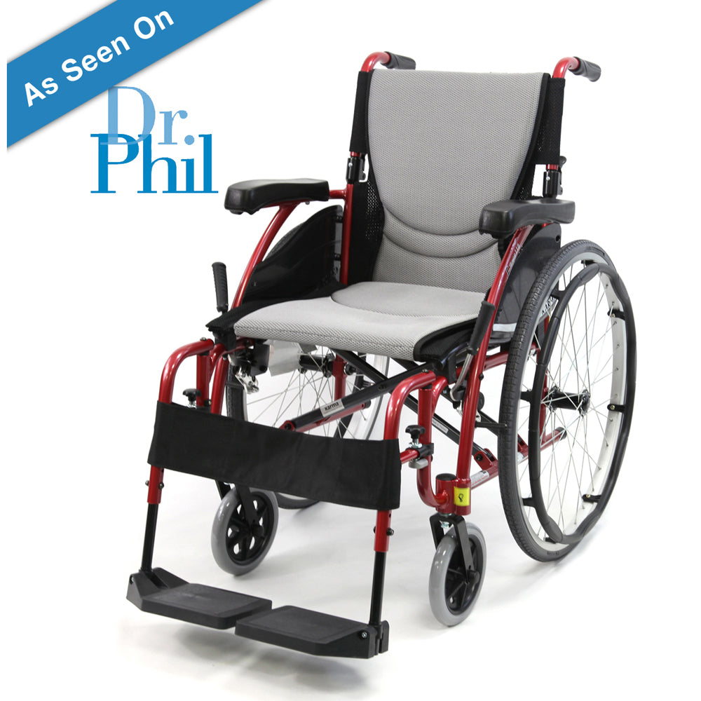Wheelchair-Swinging Footrest-Quick Release Wheels