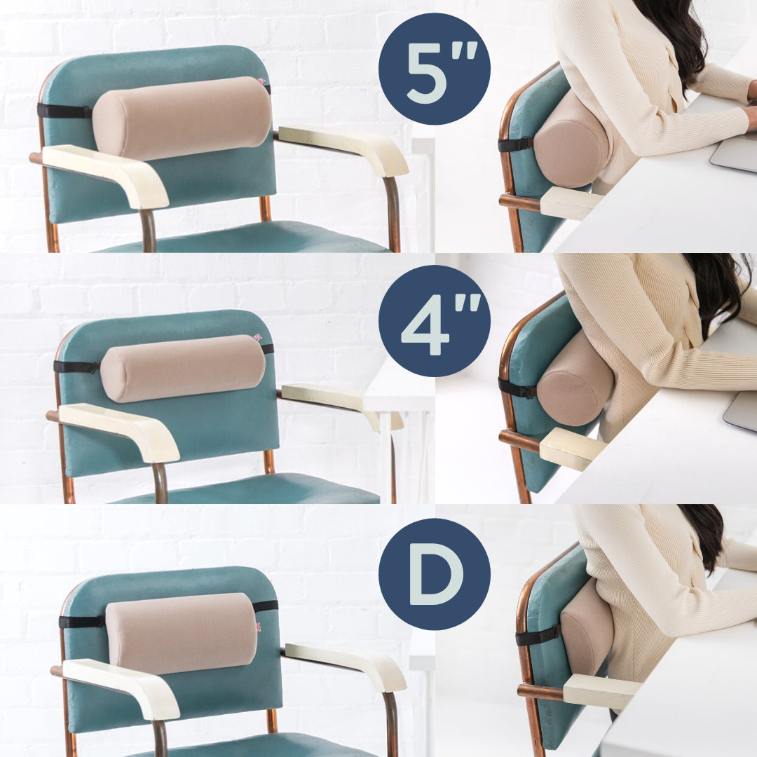 Putnams lumbar roll with velour cover and strap (image 2)