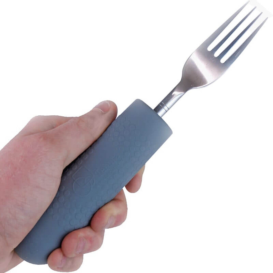 Two grey Tenura silicone cutlery grips (image 2)
