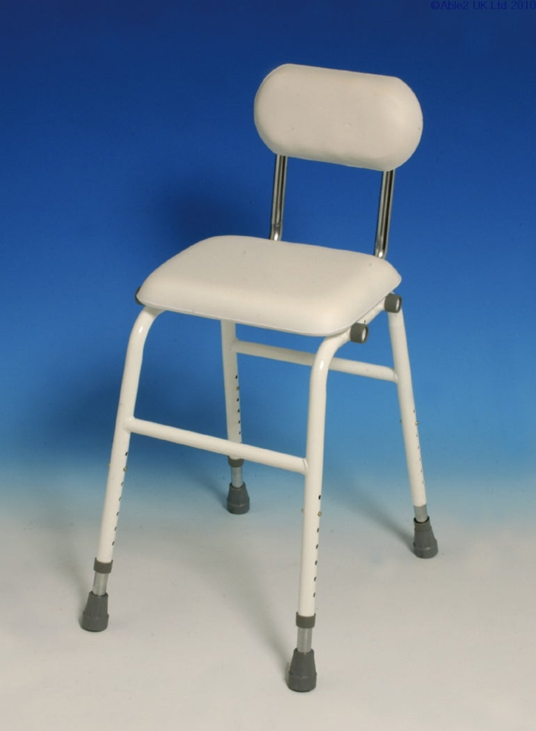 4-in-1 perching stool with padded seat, back and arms (image 4)