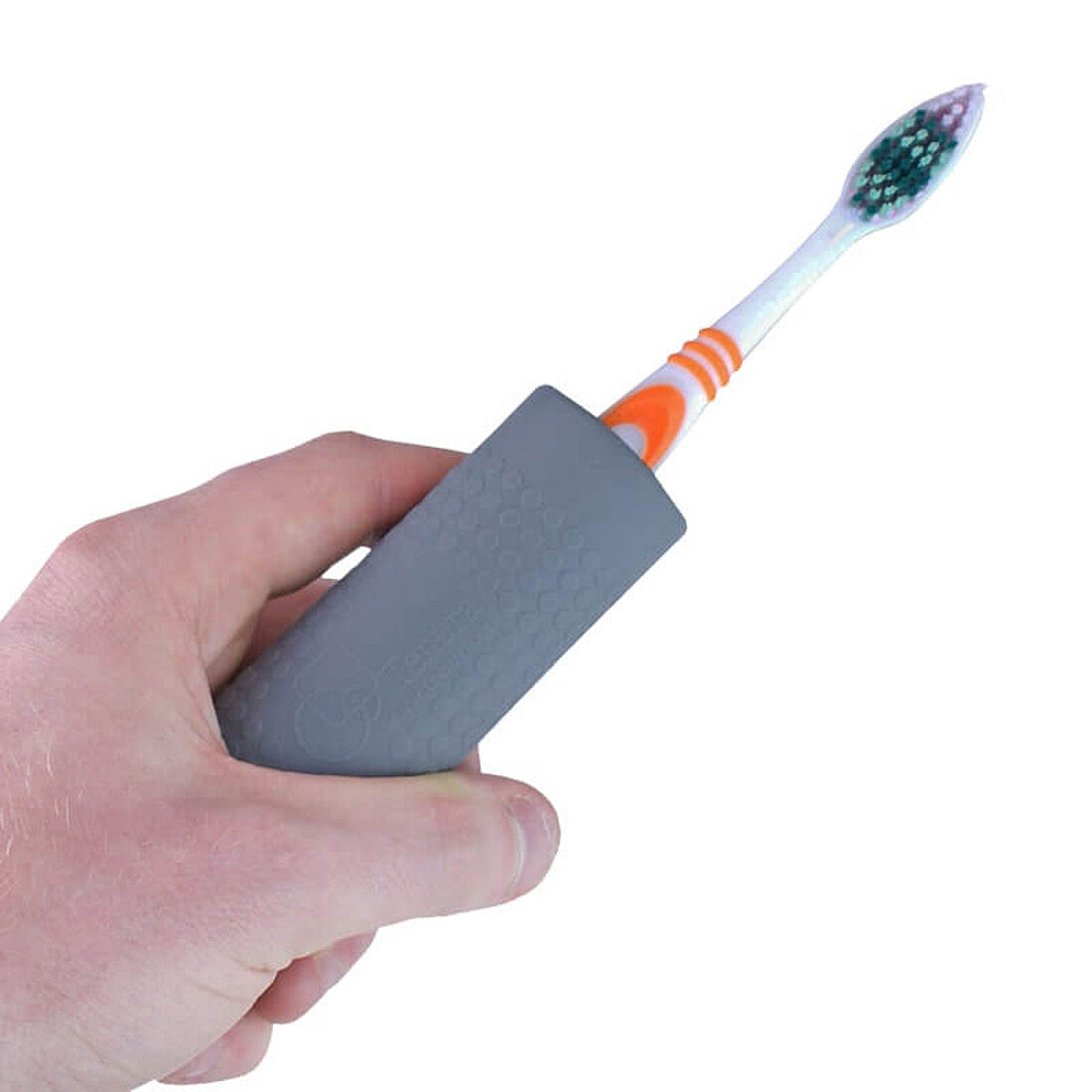 Two grey Tenura silicone cutlery grips (image 6)