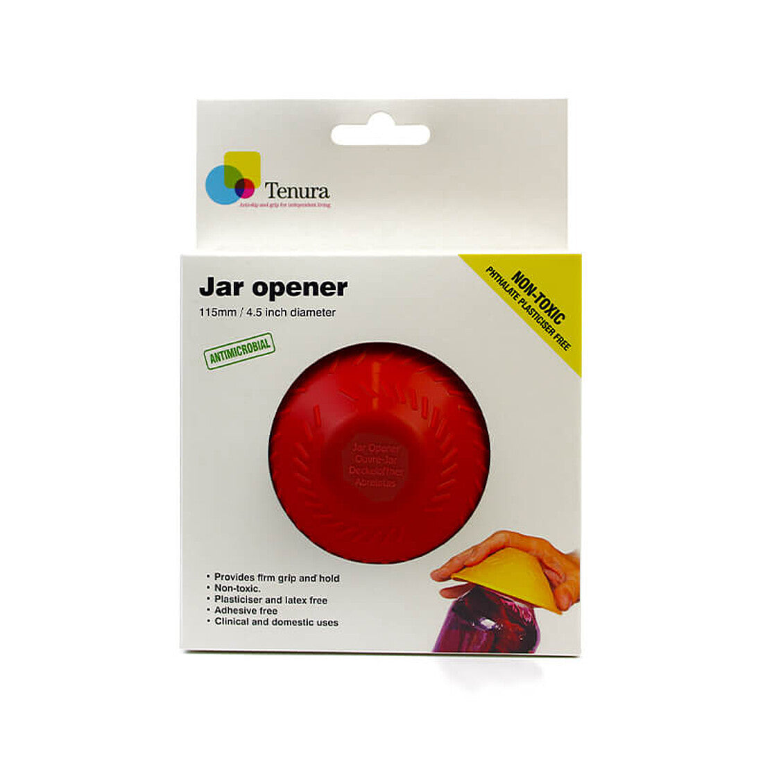 Tenura dome-shaped silicone jar opener (image 3)